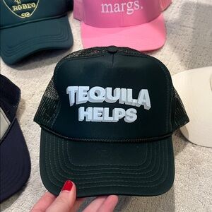 OTTO Dark Green Trucker Hat with White Text